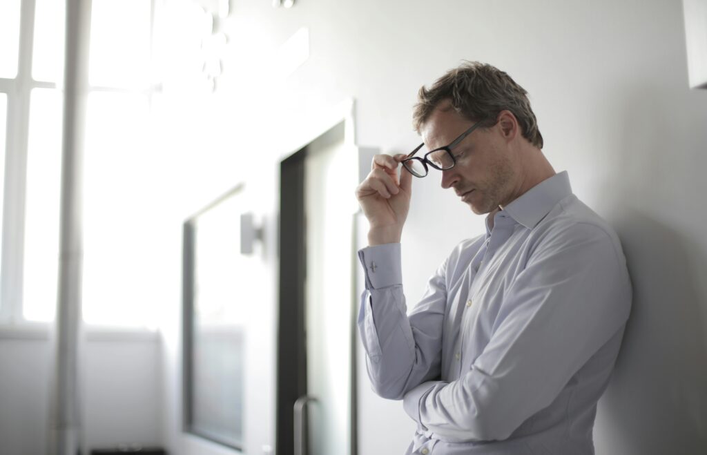 Adult ADHD symptoms causing stress and overwhelm at work