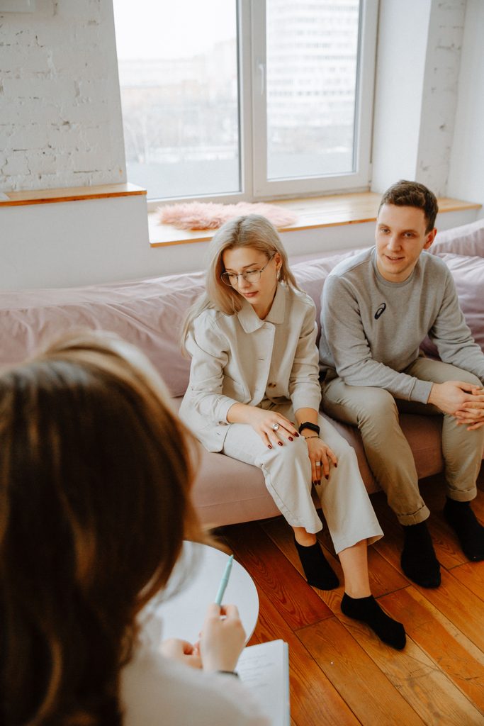 ERP therapy for OCD explained during a therapy session